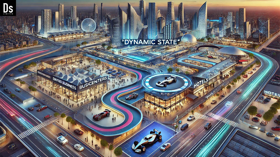 Entertainment in DYNAMIC STATE is an integral part of the atmosphere that fills every moment of life in this square. Here, numerous opportunities for rest and leisure have been created to satisfy even the most discerning visitors.  For lovers of active recreation, a variety of sports facilities are offered, where you can play tennis, basketball, or even golf. The modern sports complexes are equipped with the latest technology, providing all the necessary conditions for training and competitions. Tournaments are also held here, bringing together participants from all over the world, creating a spirit of competition and unity.  In DYNAMIC STATE, you can also find cultural events such as exhibitions, concerts, and theatrical performances. Halls and venues specially designed for events host renowned artists and collections, adding diversity to the cultural life of the space. Each event becomes a unique experience, uniting people and creating unforgettable impressions.  Entertainment for families with children has not been forgotten either. Special children's playgrounds and entertainment centers offer a safe and engaging atmosphere for the little ones. Here, workshops, quests, and games take place, fostering the development of children's creative abilities and their interaction with one another.  For those who prefer a quieter rest, DYNAMIC STATE offers cozy cinemas with comfortable seats and a wide selection of films, from classics to the latest releases. This is the perfect place to relax and enjoy the art of cinema in the company of friends or family.  You can also find interesting cafes and bars where parties, live performances by musicians, and DJ sets are held. Nightclubs, designed in the style of the trendiest places in the world, become a magnet for nightlife enthusiasts. The atmosphere of fun and freedom allows everyone to express their individuality and enjoy moments of happiness.  Thus, DYNAMIC STATE becomes not only a space for business and shopping but also a center of entertainment where everyone can find opportunities for relaxation, enjoyment, and cultural enrichment. Each visit promises new discoveries and bright emotions, making this place truly unique in the world.
